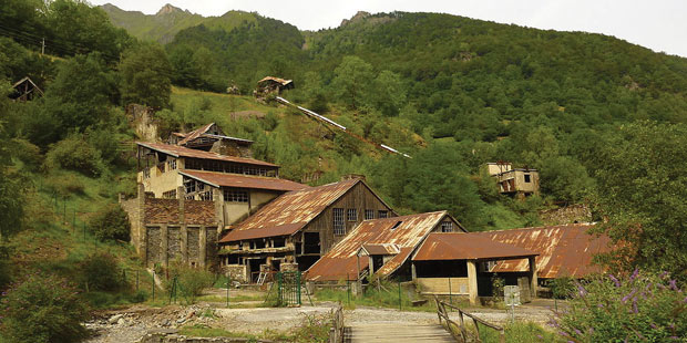 Site minier du Bocard d’Eylie, sur la commune de Sentein, en Ariège.