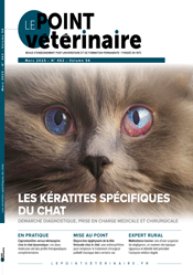 Dernière couverture du Point Vétérinaire