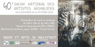 Affiche du 40ème salon national des arts animaliers