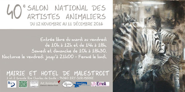 Affiche du 40ème salon national des arts animaliers