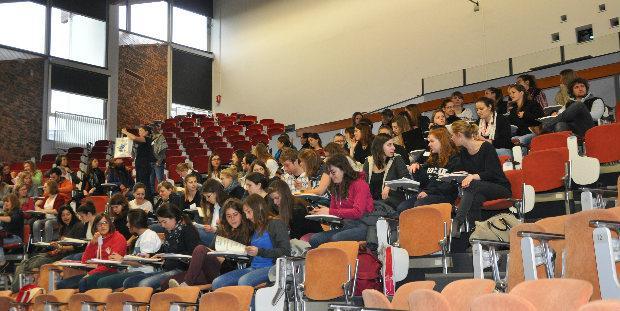 Les étudiants réunis lors du congrès inter avef junior à Oniris