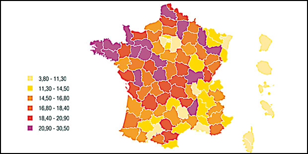 carte de france 