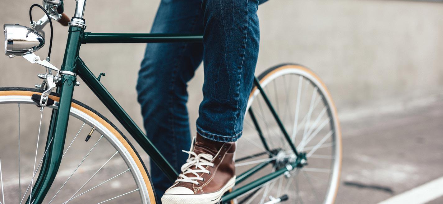 personne sur un vélo