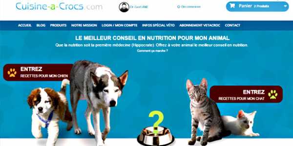 home du site cuisine-a-crocs.com