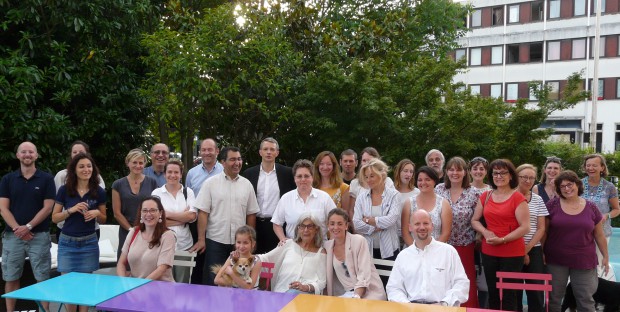 Le groupe des confrères et des partenaires ayant participé à la soirée organisée par l’APV le 15 juin dernier.