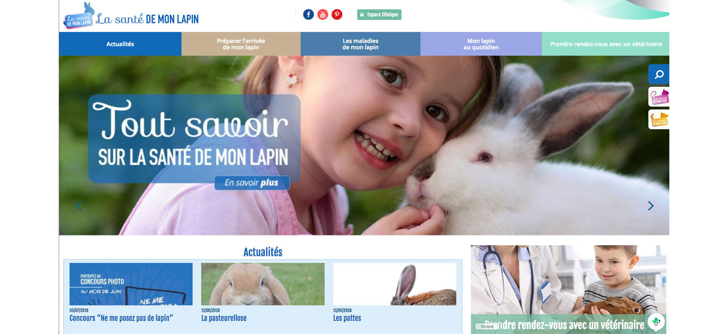 site www.lasantedemonlapin.fr