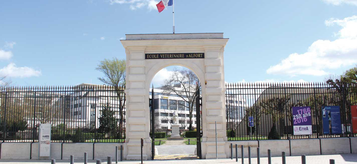 entrée de l'école ENVA